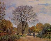 阿尔弗莱德 西斯莱 : A Road in Seine-et-Marne